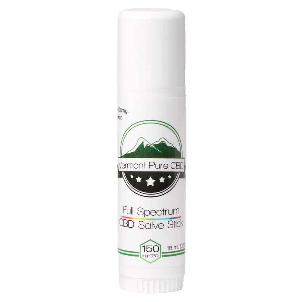 Photograph of product: Vermont Pure CBD | CBD Salve Stick | 150mg | With 300mg Arnica