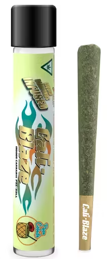 Photograph of product: Cali Blaze Pina Colada Infused Pre Roll 1.2g