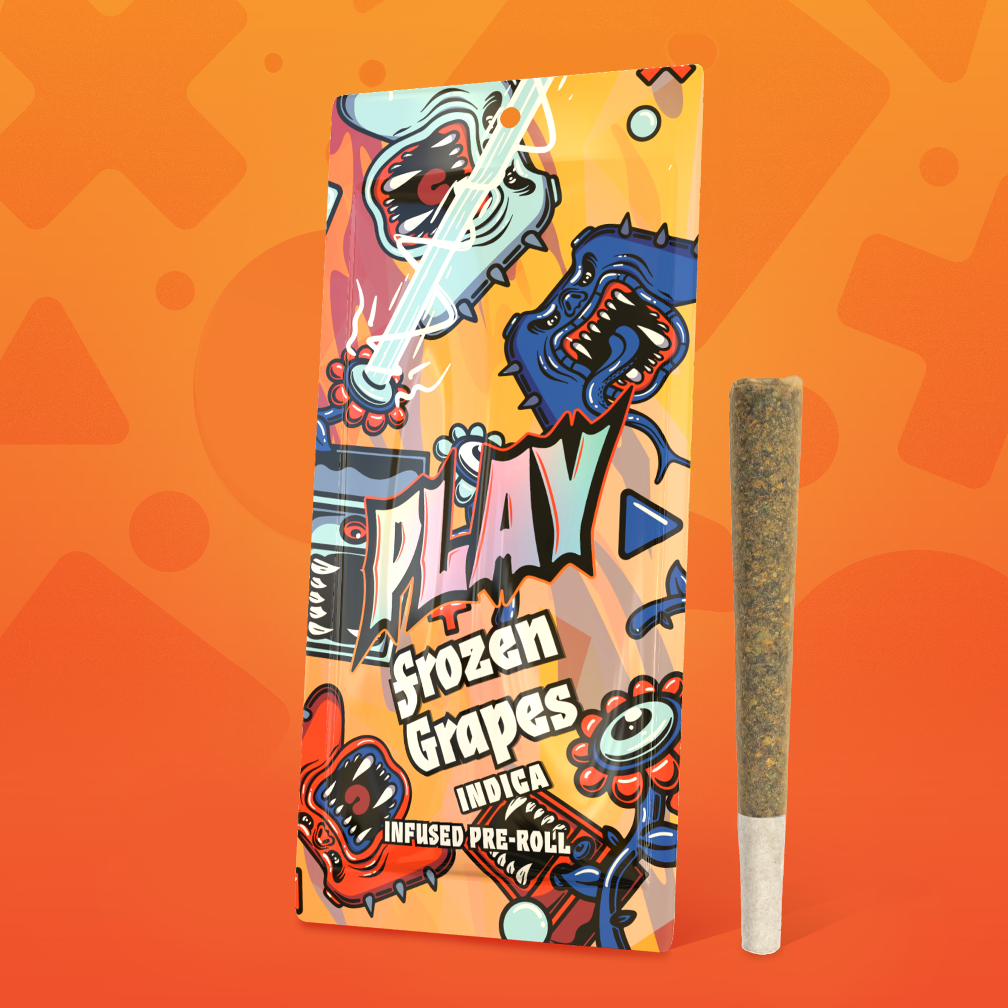 Photograph of Product: Frozen Grapes | 1.2g | Infused Pre-Roll