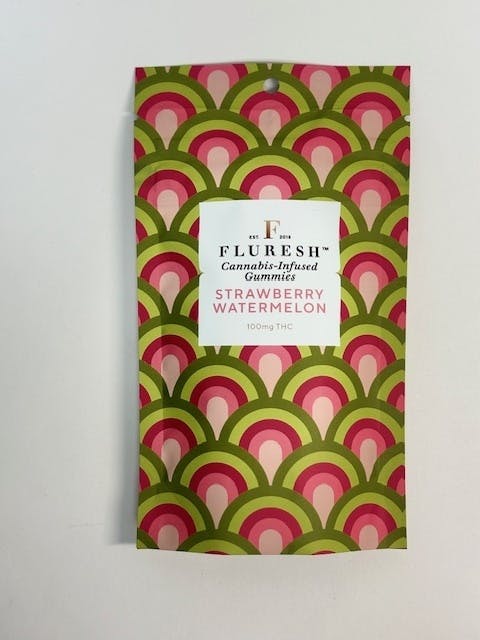 Photograph of product: Fluresh | Strawberry Watermelon | 100 mg