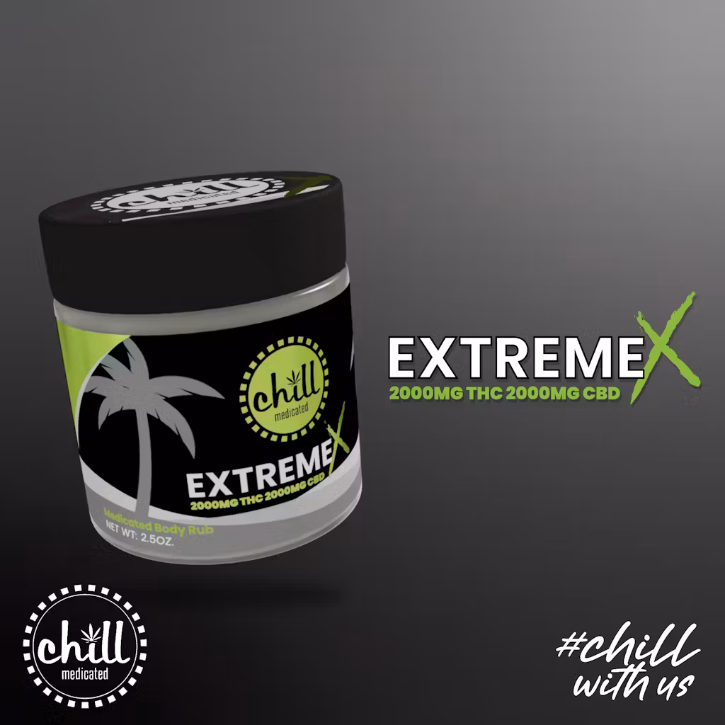 Photograph of product: ExtremeX Body Rub | 2000MG TH-oui: 2000MG CBD