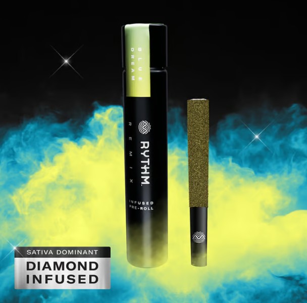 Photograph of product: Blue Dream Infused Pre-roll 1g