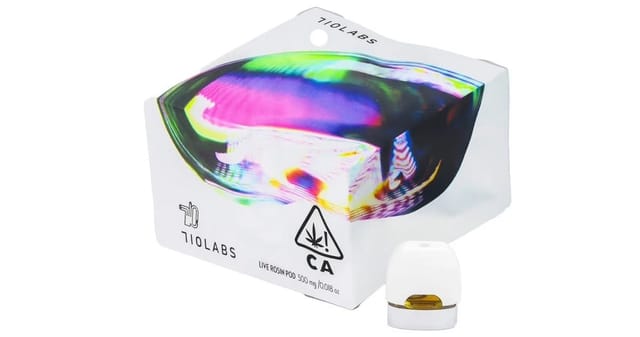 Photograph of product: 710 Labs: Grapefruit OG (H) (Persy Rosin Pod) - .5g - 