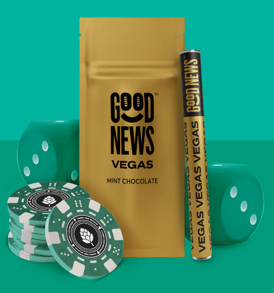 Photograph of product: Good News Vegas (S) Disposable 0.3g