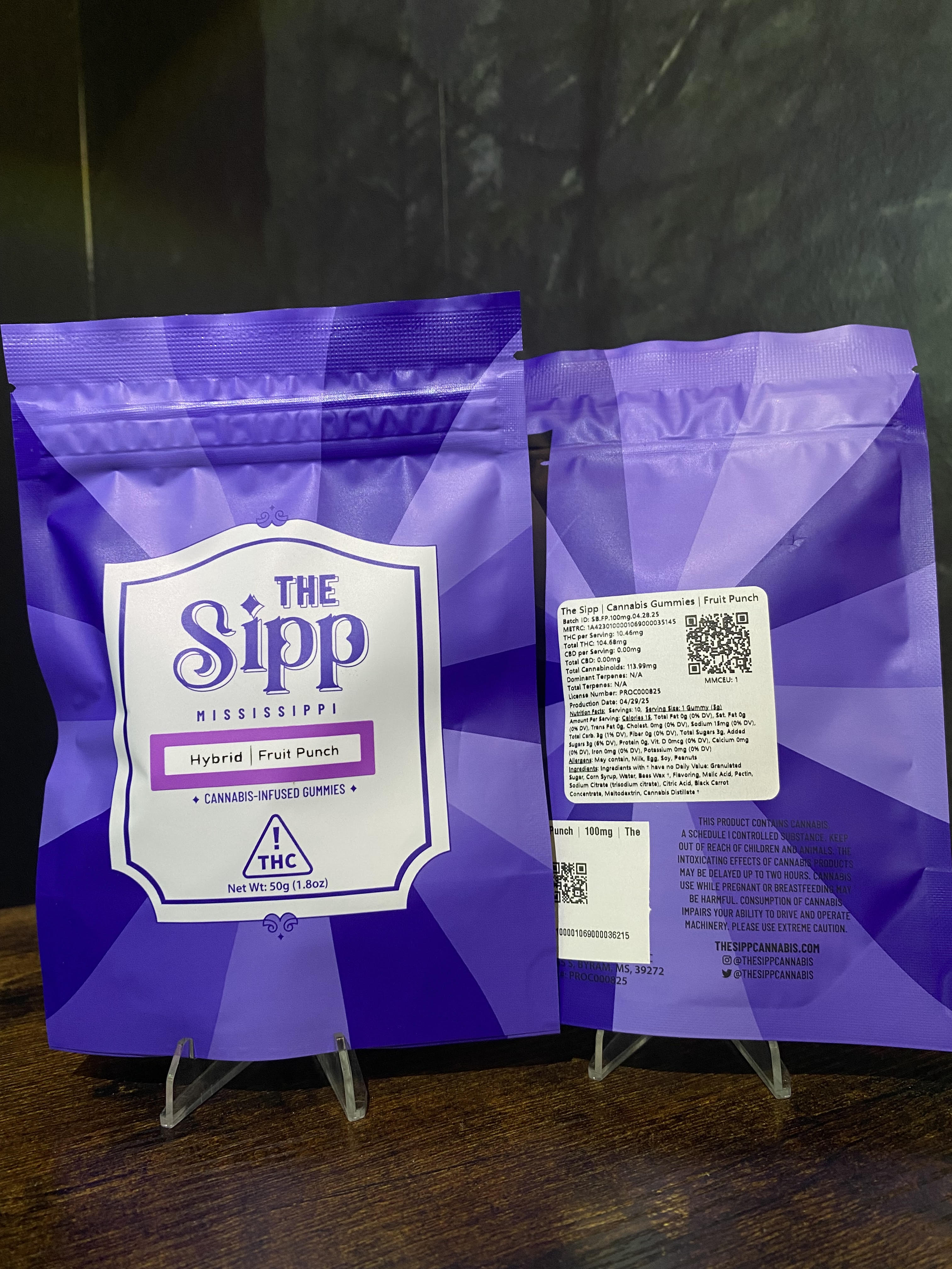 Photograph of product: Fruit Punch | 100mg | The Sipp