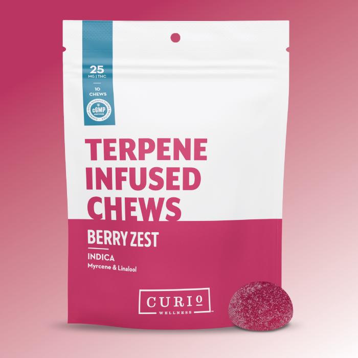 Photograph of product: Berry Zest - Terpene Infused Gummies - 10pk - 250mg