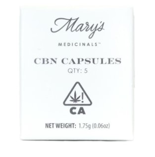 Photograph of product: CBN 5CT CAPSULES