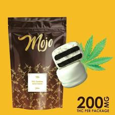 Photograph of product: Mojo Chocolates - Cookies and Cream Bites - 200mg (Oui'd)