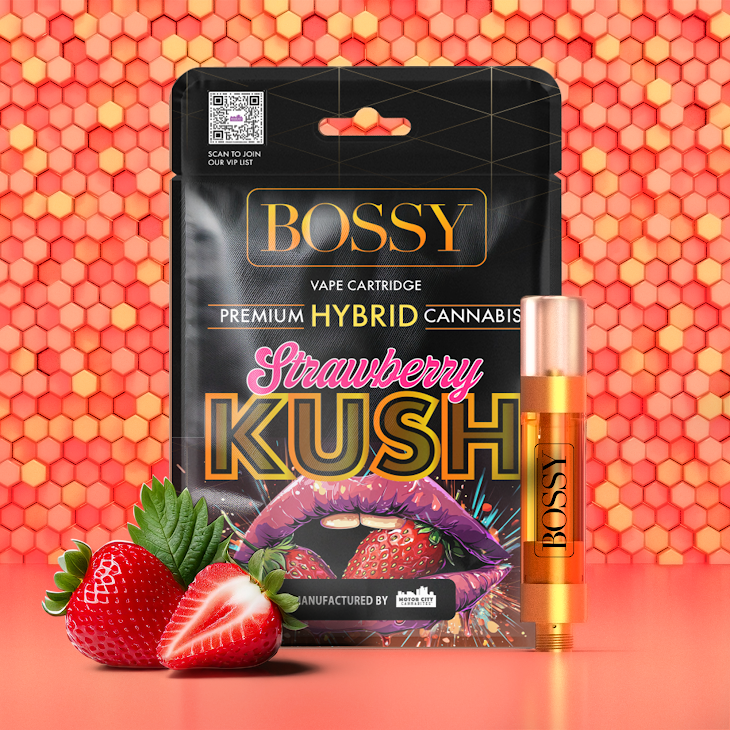 Photograph of product: Bossy | Strawberry Kush Cart
