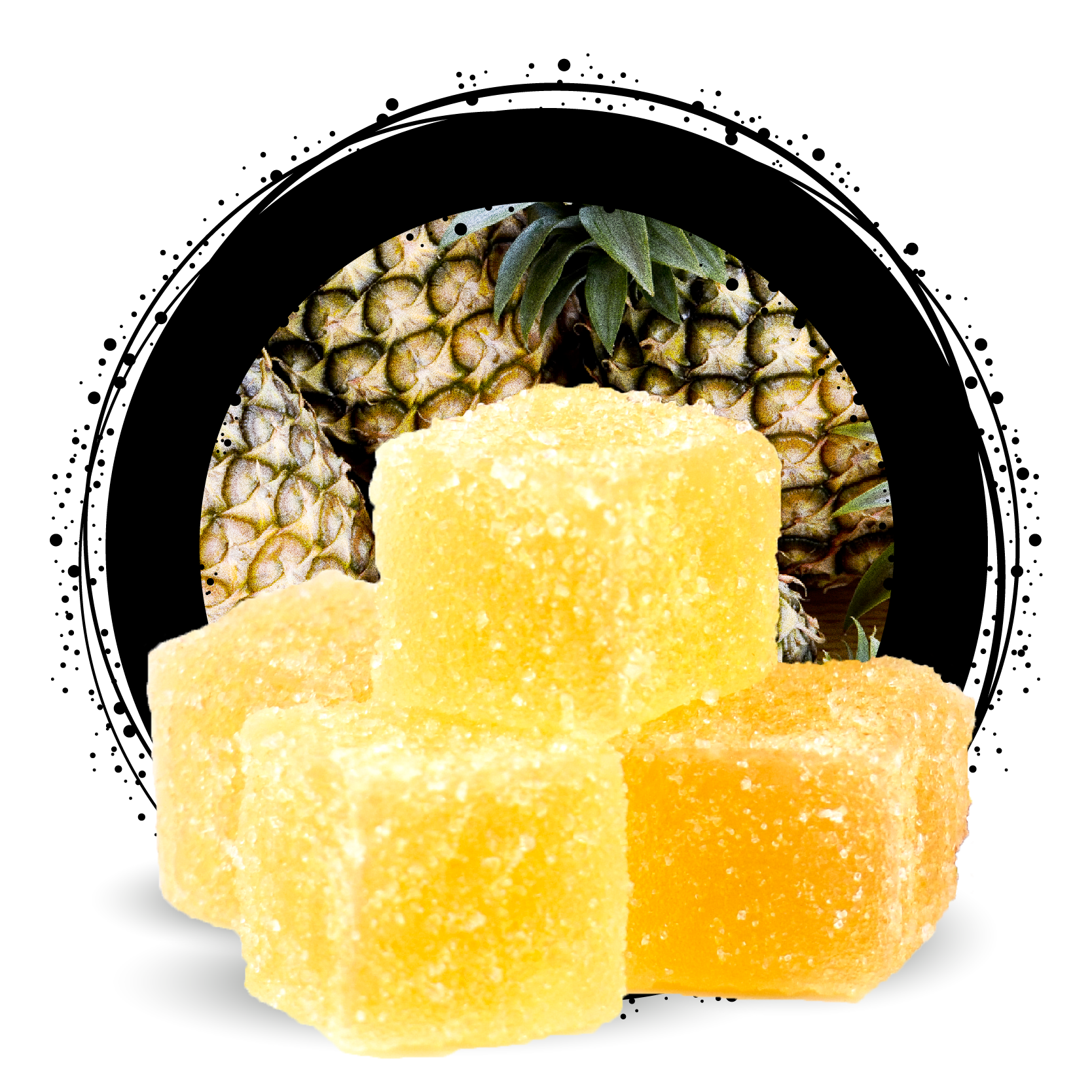 Photograph of product: Pineapple Gummies | 20 Servings