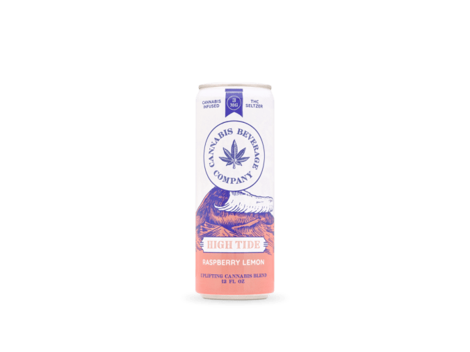 Photograph of product: High Tide Seltzer Rasberry Lemon (H) 10mg