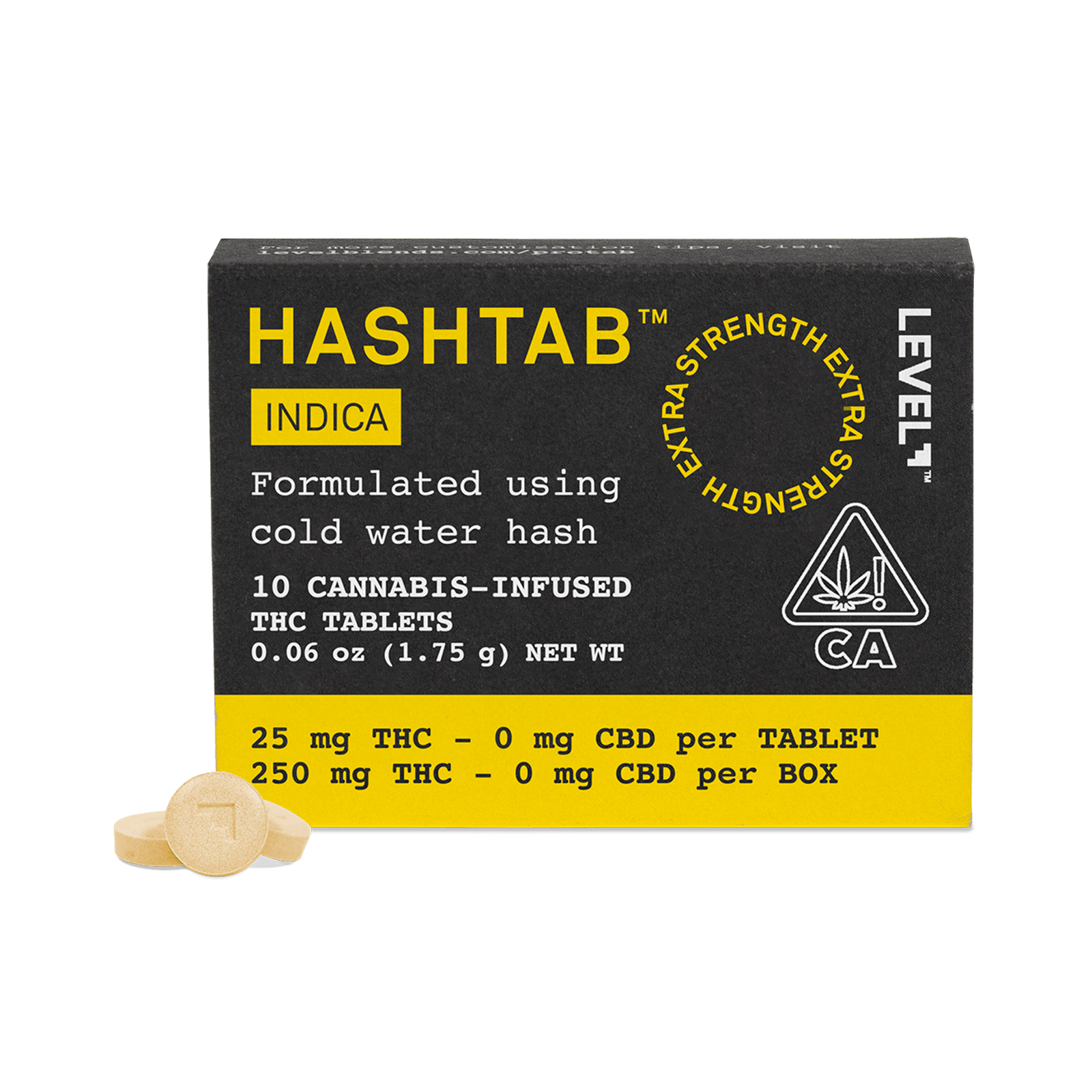 Photograph of product: au chocolatTAB Oui'd 10PK 250MG