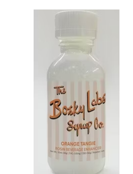 Photograph of product: Bosky Labs - Orange Tangie Syrup 100mg Infused Rosin Beverage Enhancer