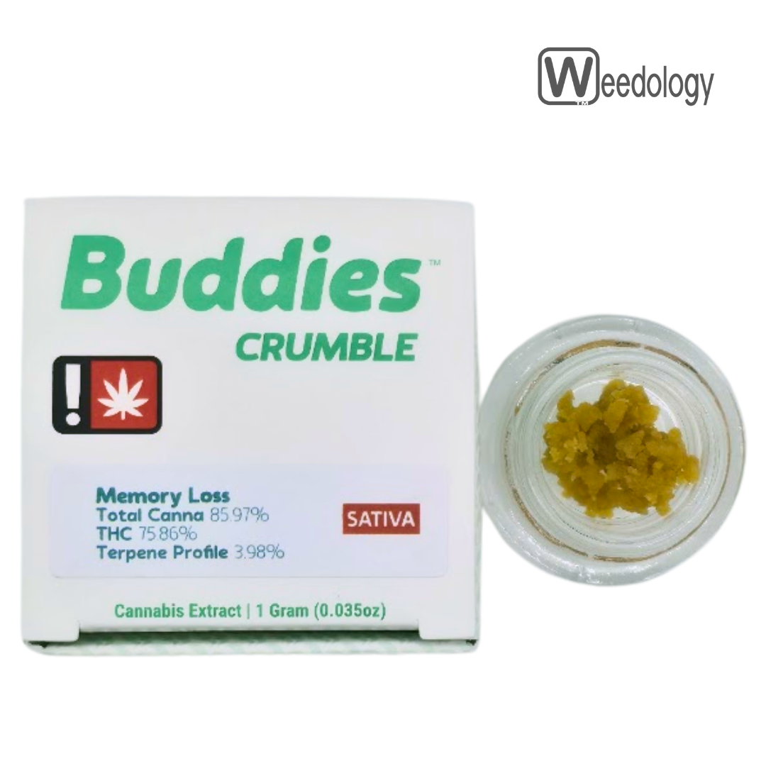 Photograph of product: Buddies 1g MEMORY LOSS Crumble