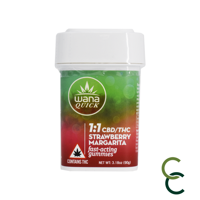 Photograph of product: Strawberry Margarita Quick Chews - 1:1 (CBD:THC)