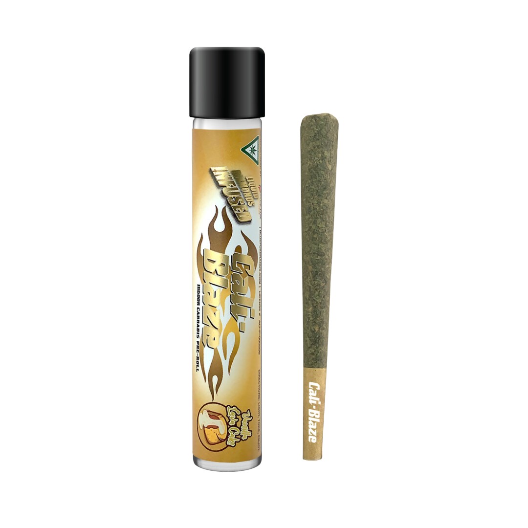 Photograph of product: Cali Blaze Infused Preroll | Vanilla Lava Cake