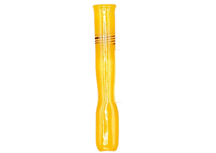 Photograph of product: 13mm Silver & Gold Fume Chillum by KGC