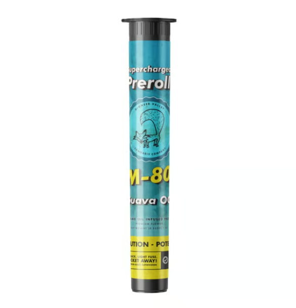 Photograph of product: PVX M80 | Guava OG | Infused Preroll | 1g