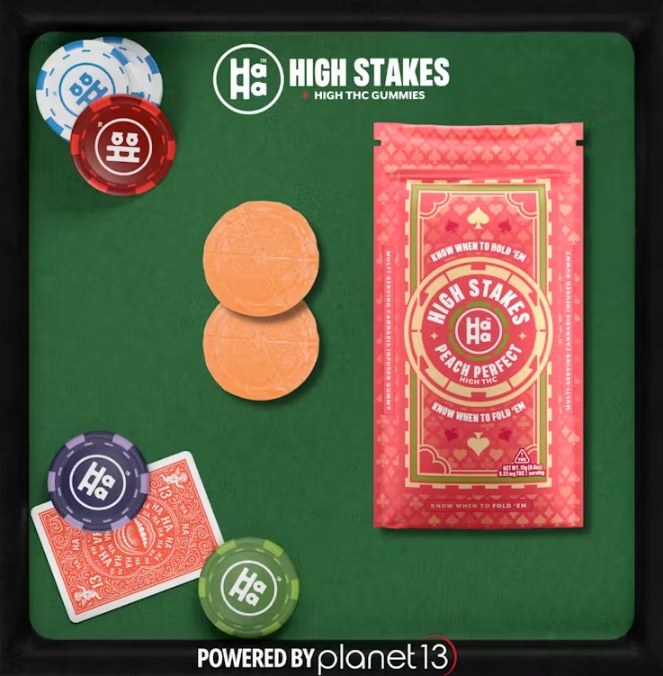 Photograph of Product: (10455) High Stakes "Peach Perfect" Gummy - 2pk