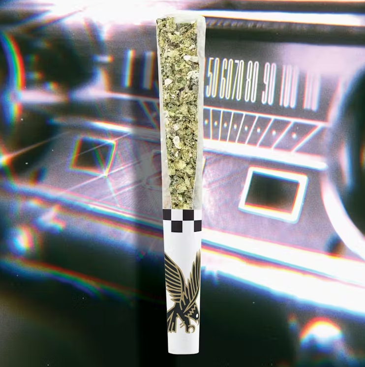 Photograph of product: Claybourne Co Flyers Strawberry C.R.E.A.M. Oui'd Diamond Infused Preroll 5pk 2.5g
