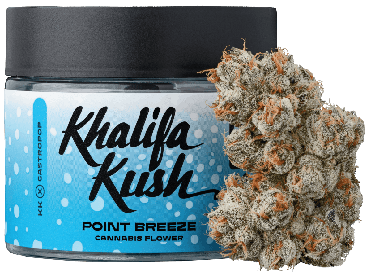 Photograph of product: Khalifa Kush - Flower - Point Breeze - 3.5G