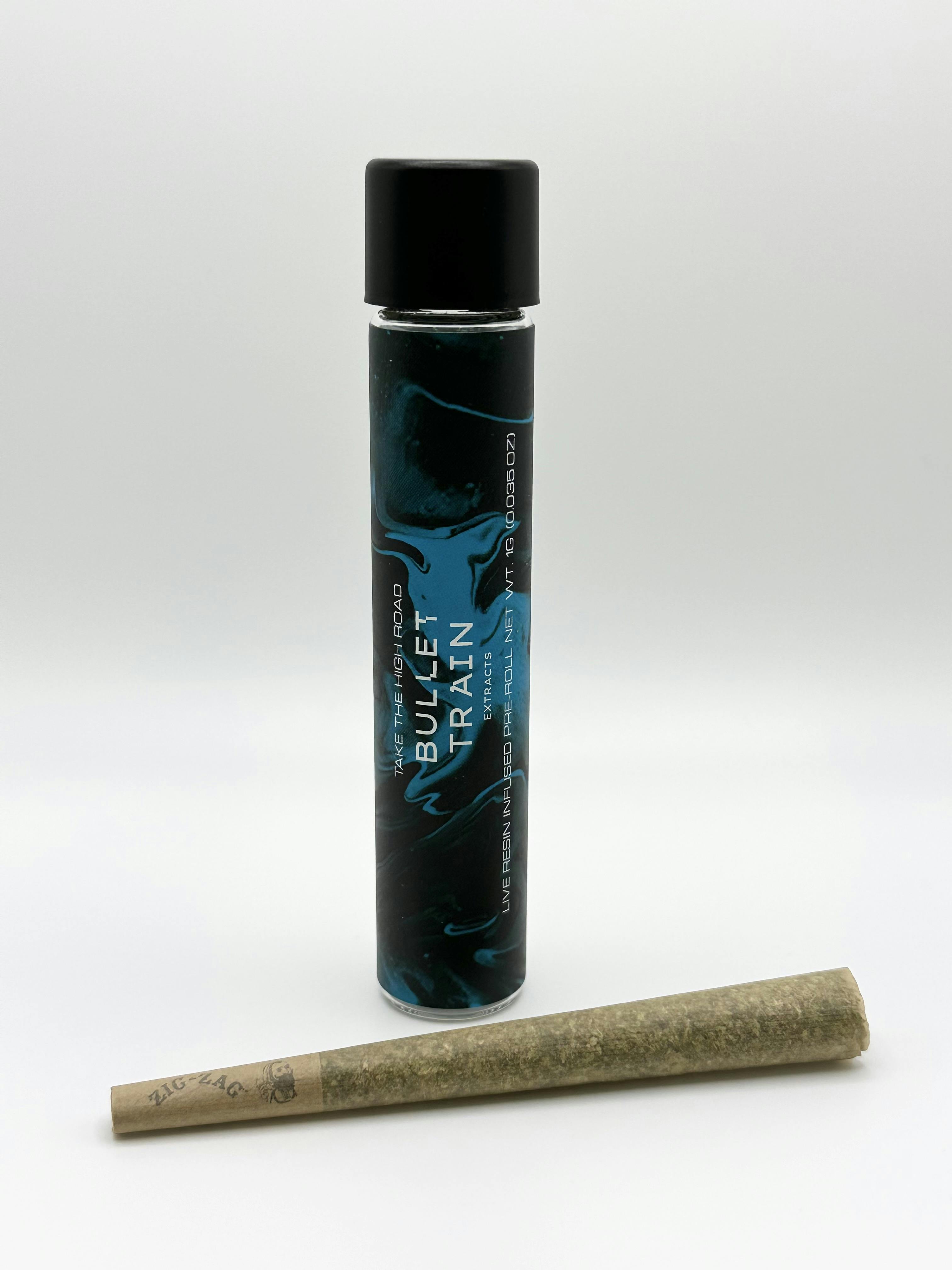 Photograph of product: BULLET TRAIN Joint 1g Infused: Pineapple Fruz