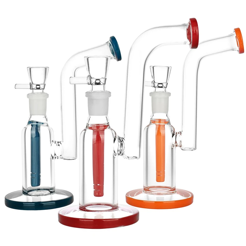 Photograph of product: Bong | Test Tube Bent Neck | 14mm F | 6" | Assorted Colors
