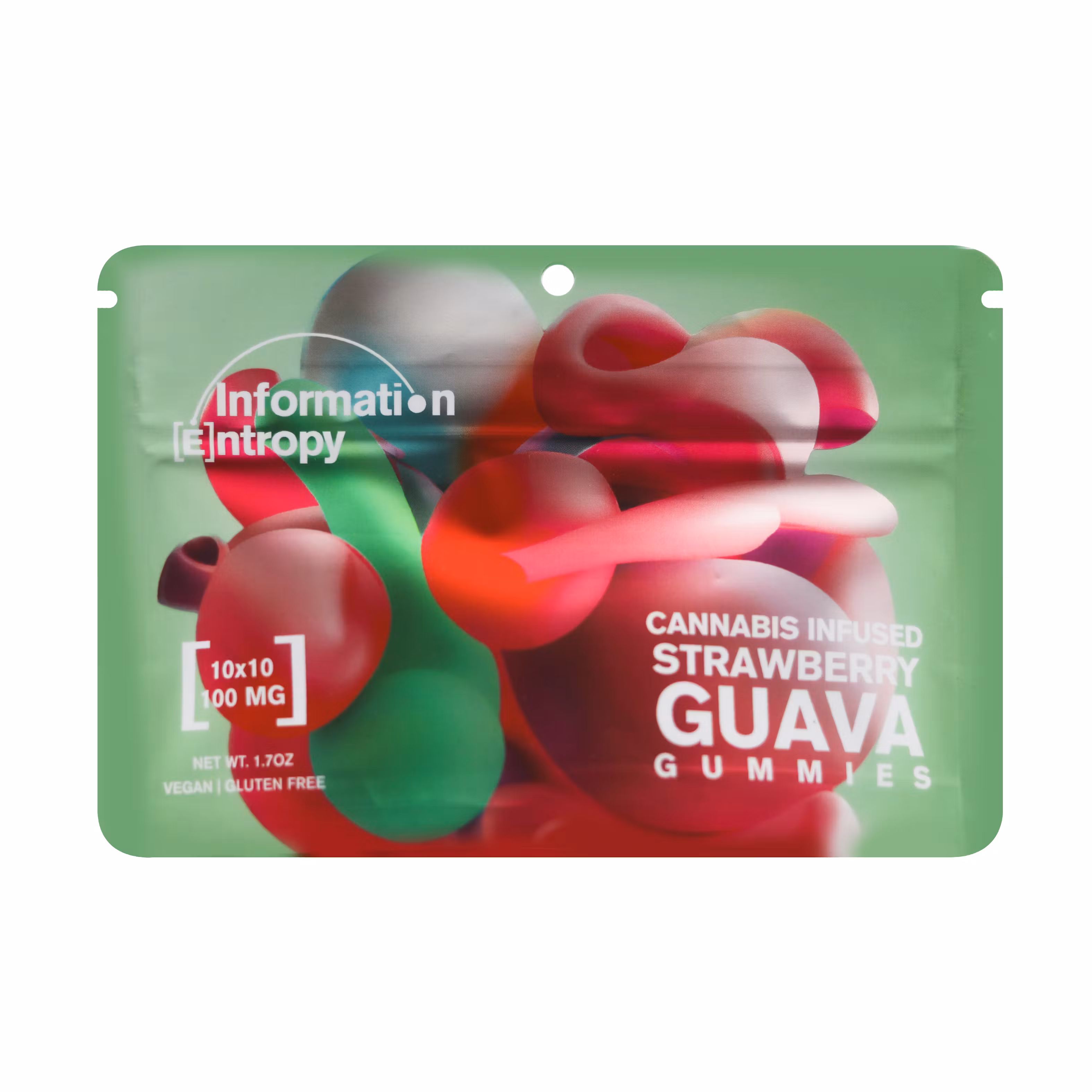 Photograph of product: Strawberry Guava Rosin Gummies 200mg (10pk)