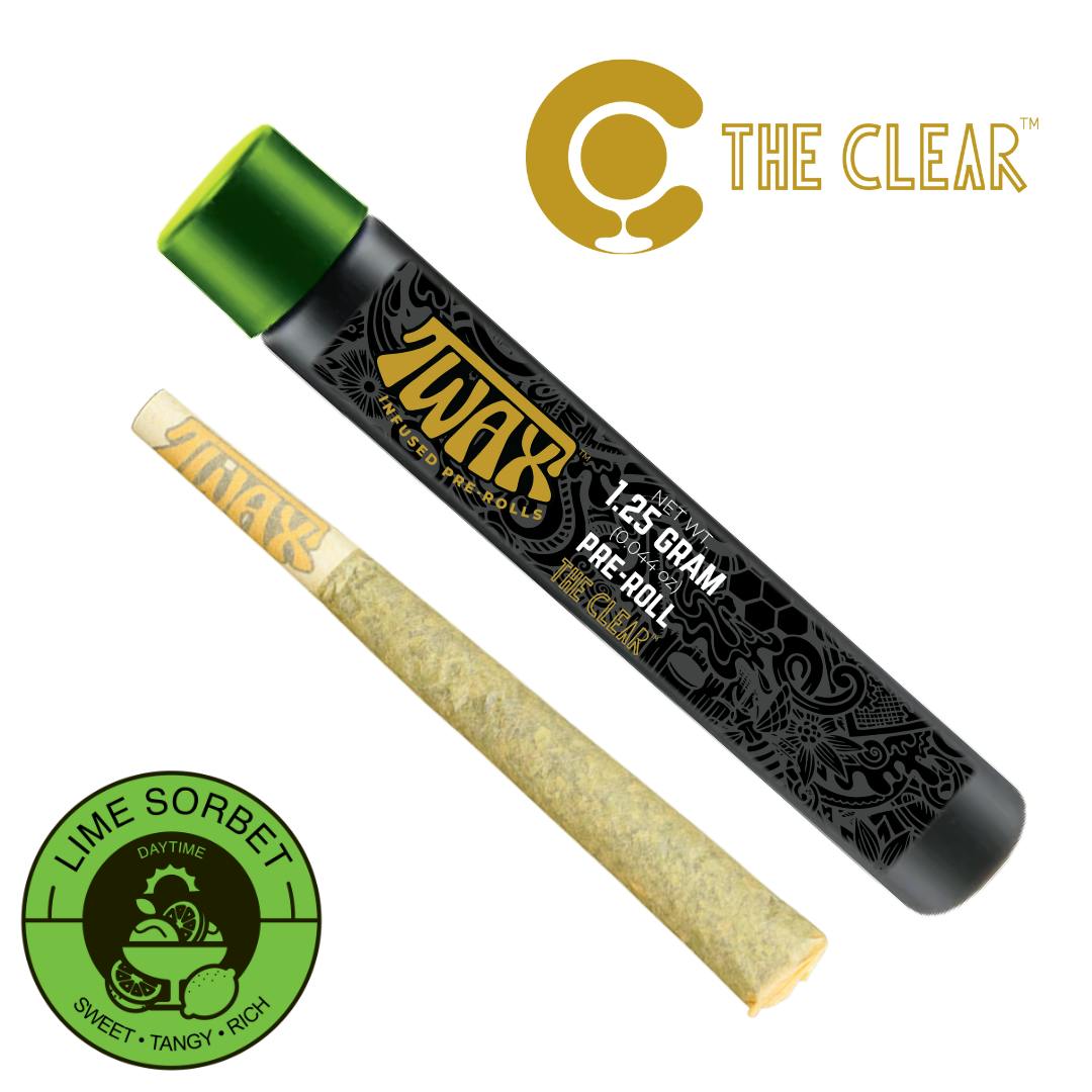 Photograph of product: Infused Pre-roll Lime Sorbet