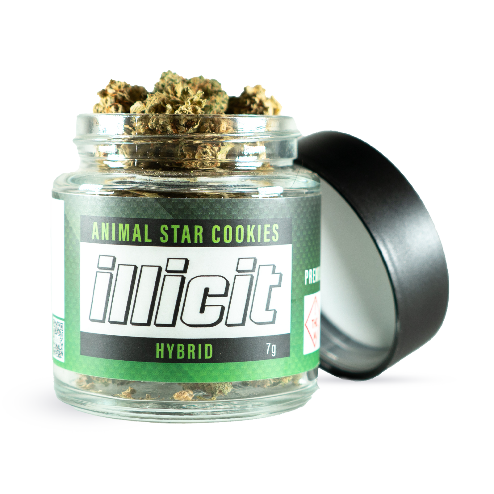 Photograph of product: Animal Star Cookies Popcorn Flower 7g