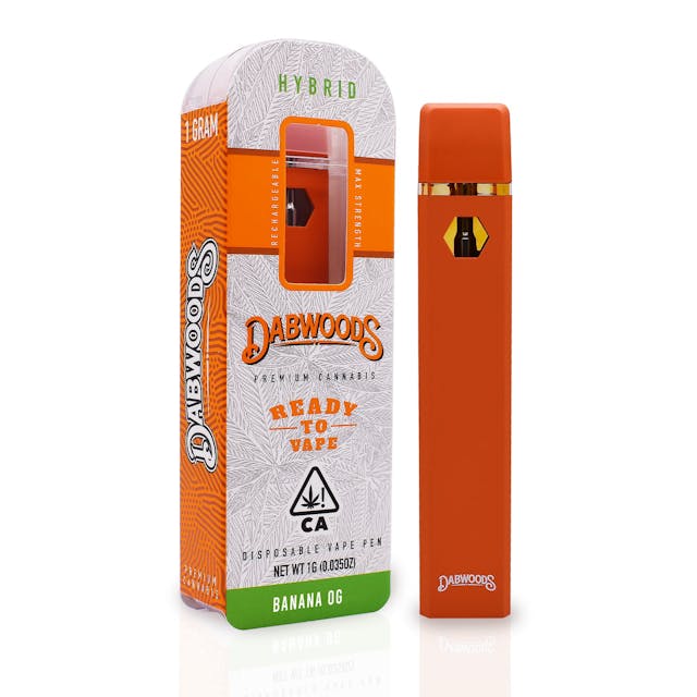 Photograph of product: Banana OG | 1G Disposable