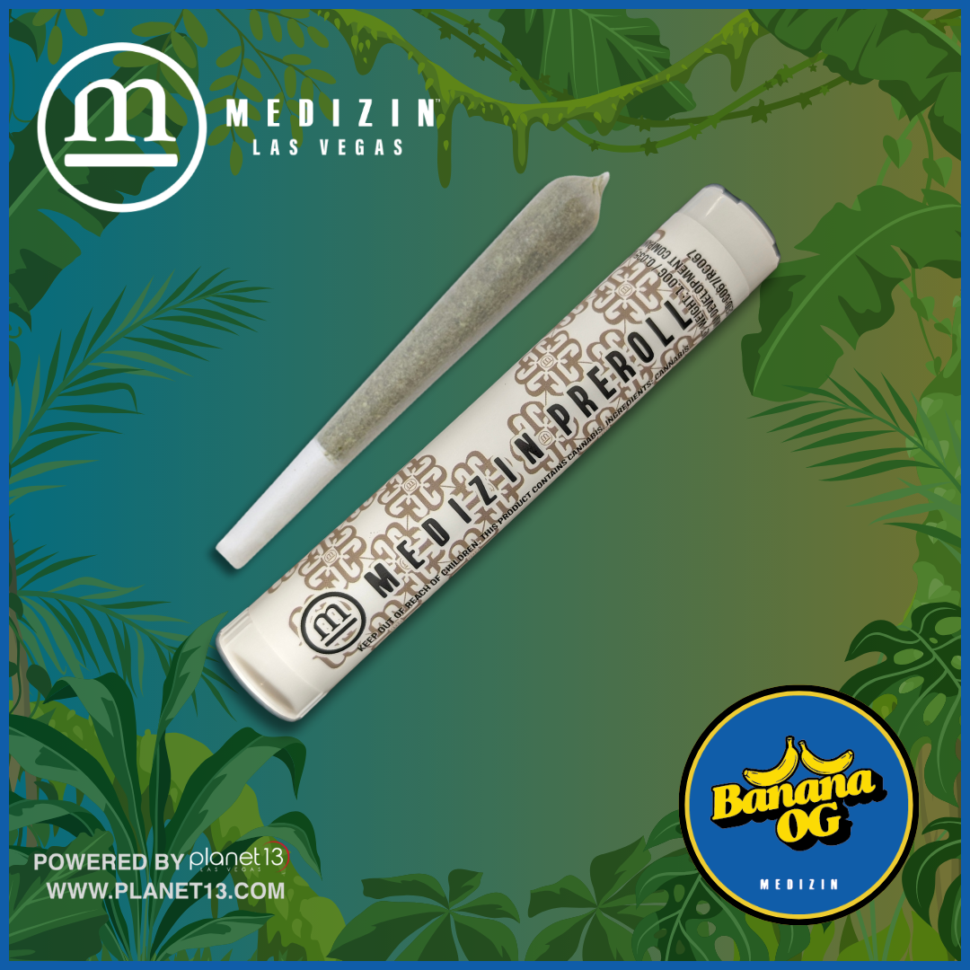 Photograph of product: Medizin Banana OG 1g Preroll