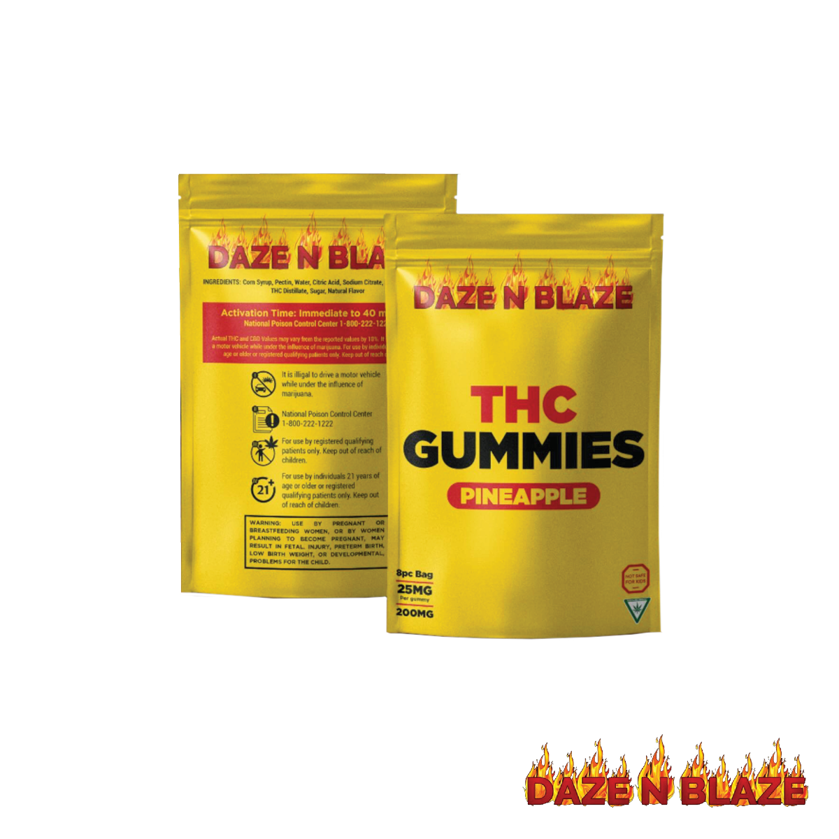 Photograph of product: Pineapple Gummies | 200mg