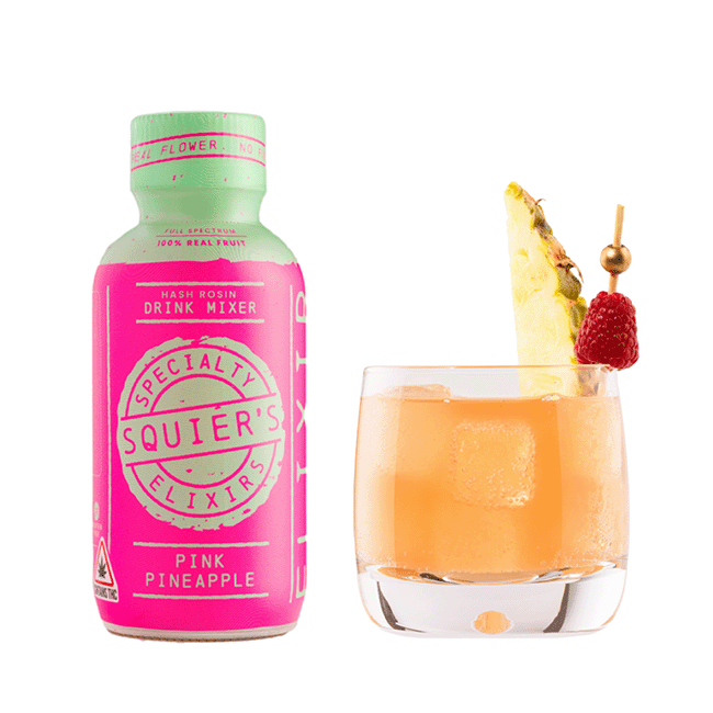 Photograph of product: Pink Pineapple au chocolat Rosin Elixir - 500mg
