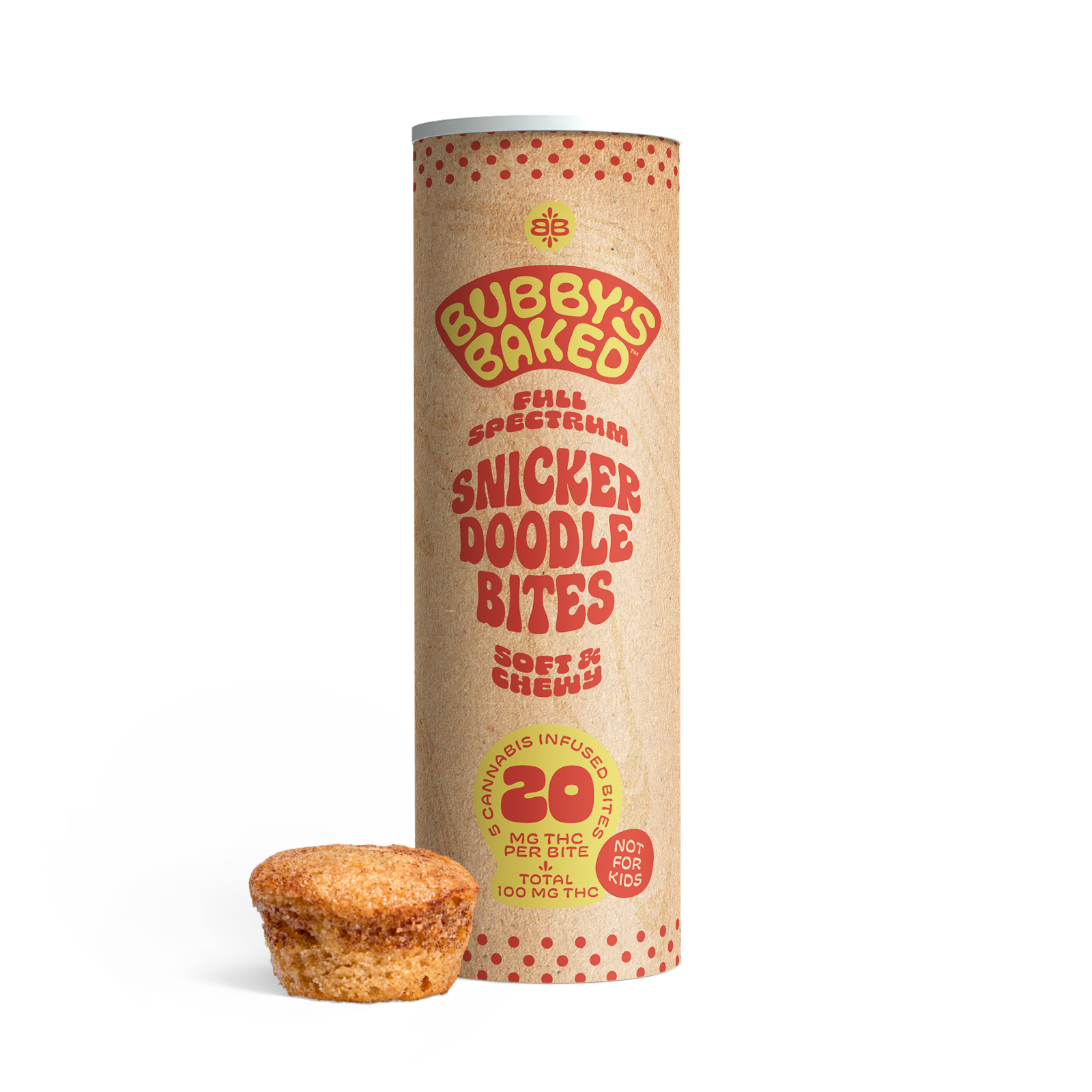 Photograph of product: Snickerdoodle Bites [5pk] (100mg TH-oui)