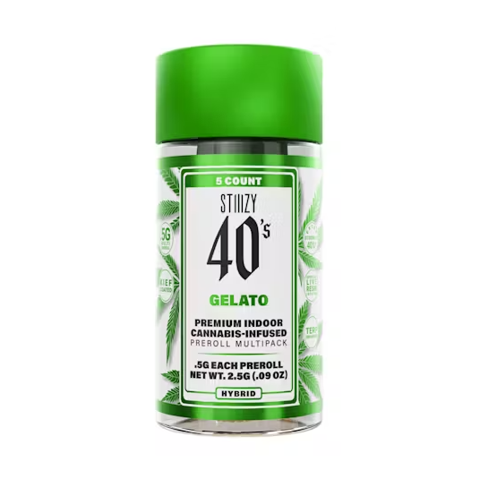 Photograph of product: 40's Gelato Infused Preroll Multi Pack (H) 2.5g