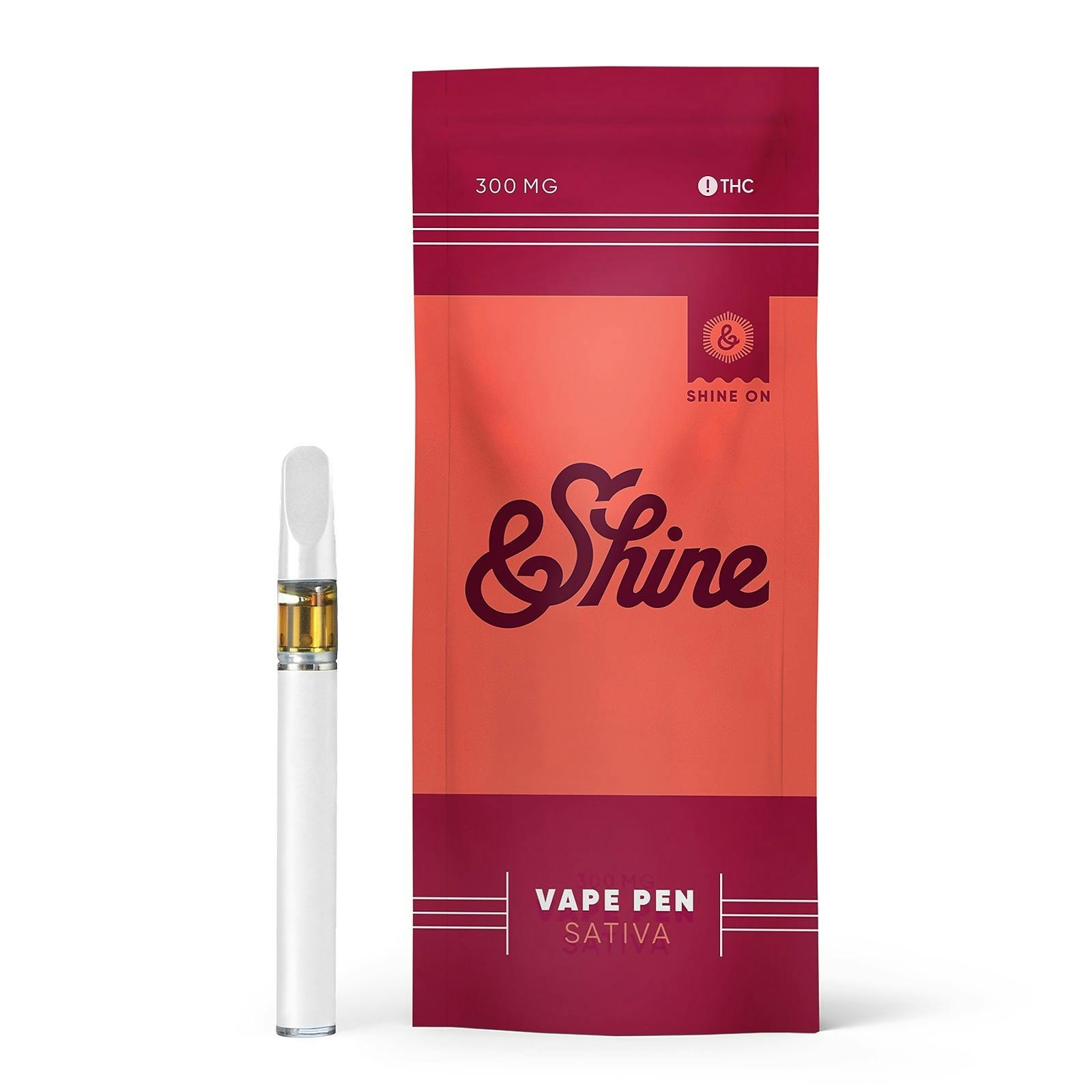 Photograph of product: & Shine | Ghost Train Haze Disposable Vape | 0.5g