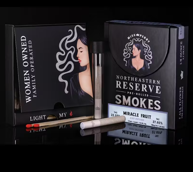 Photograph of product: Northeastern Reserve | Miracle Fruit | Infused Pre-Rolls | 5 Pack | 3.5g
