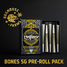 Photograph of product: DOGHOUSE | BONES PRE-ROLL 5-PACK | SCOOBY SNACKS