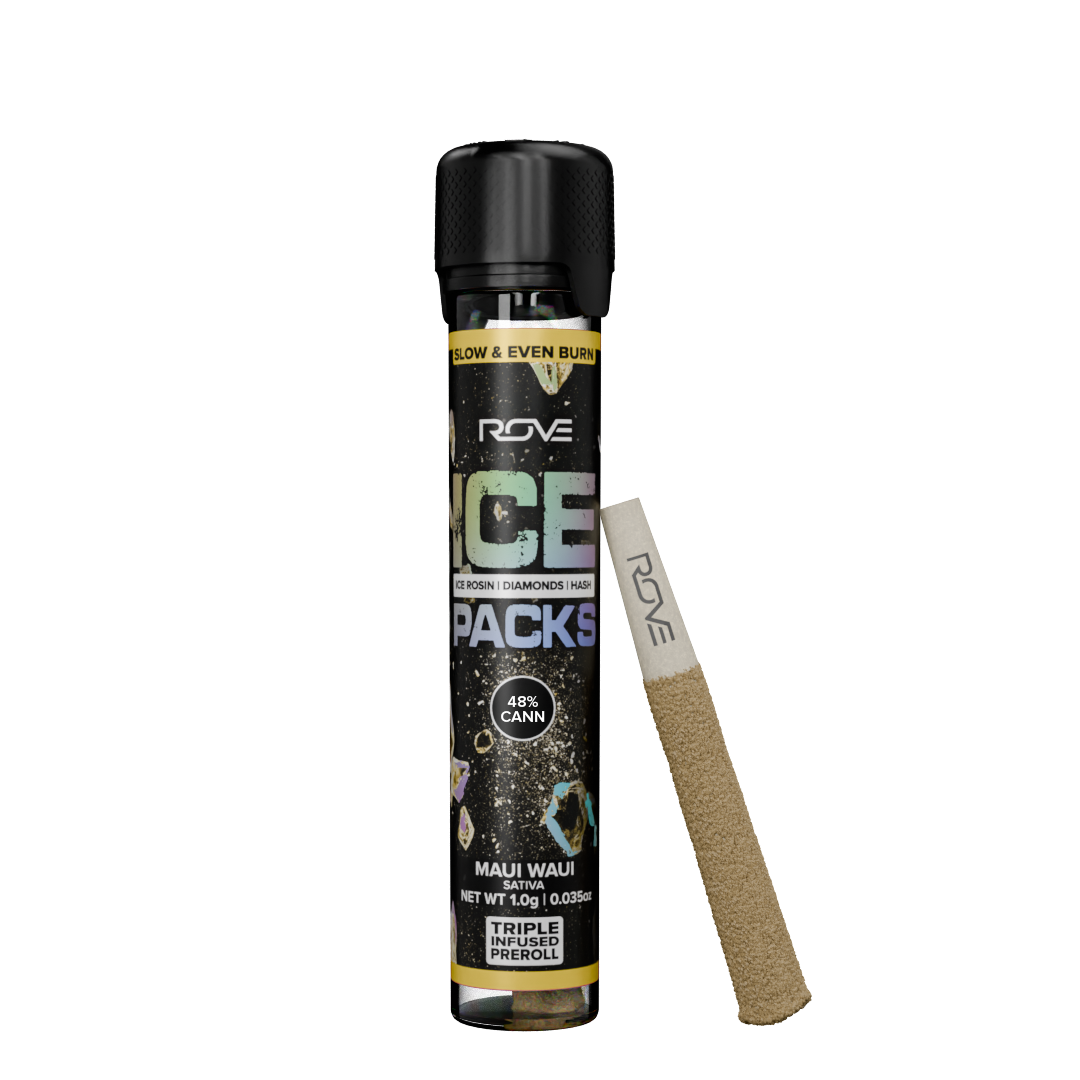 Photograph of product: Infused Pre-Roll - Triple Infused - Maui Waui - 1g