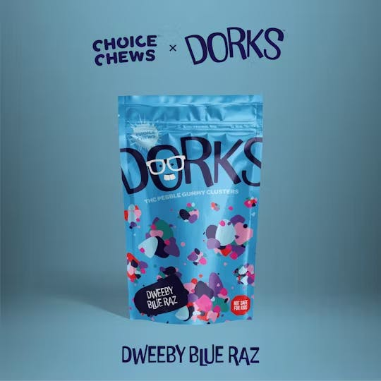 Photograph of product: Dweeby Blue Raz | 10pk/20serv