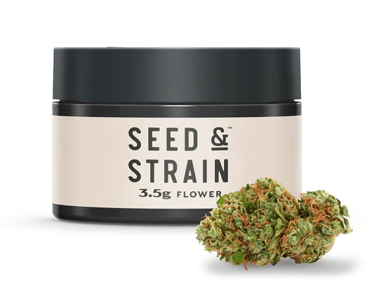 Photograph of product: Seed & Strain | Red Bullz | 7g budlets | Hybrid