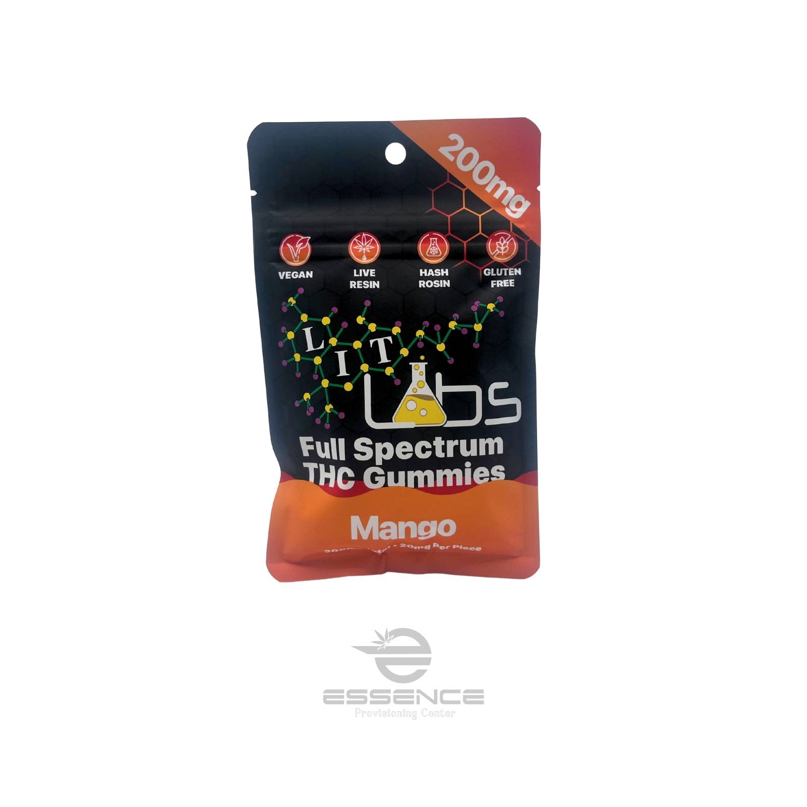 Photograph of product: REC Lit Labs - Mango 200mg rosin/resin