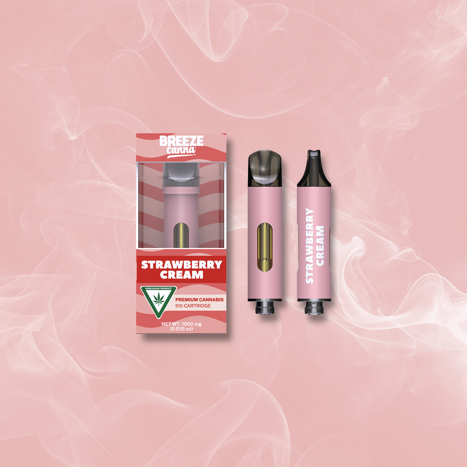 Photograph of product: Breeze | Strawberry Cream | 1g 510