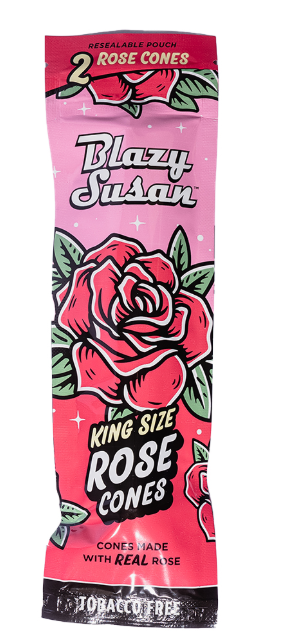 Photograph of product: Blazy Rose Cones - King Size (2pk)