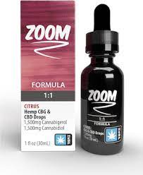 Photograph of product: Zoom Citrus Tincture | 1:1 CBD:CBG | 3,000mg