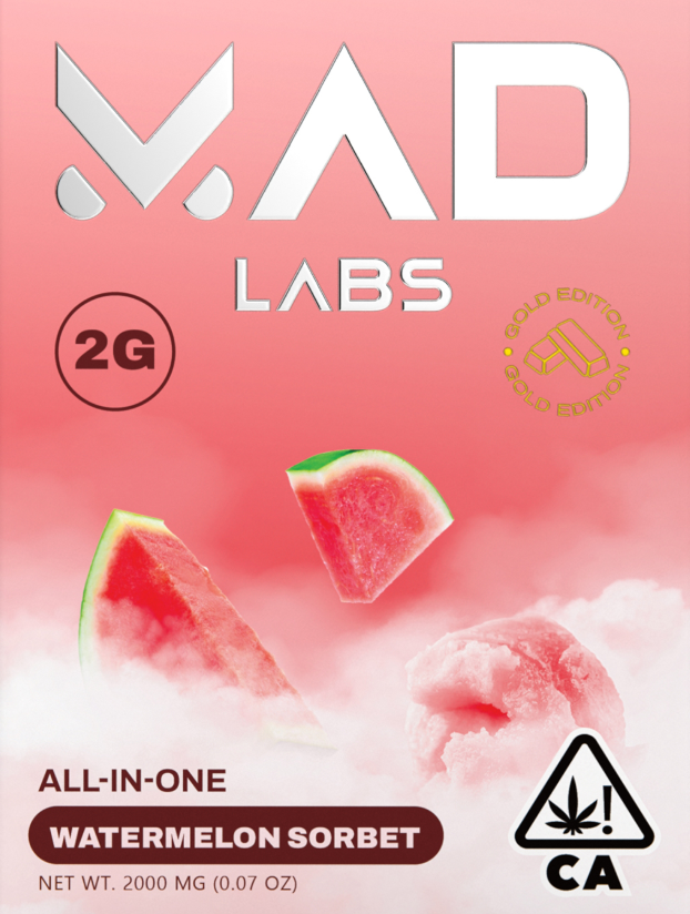Photograph of product: Mad Labs - Watermelon Sorbet - AiO - - Hybrid
