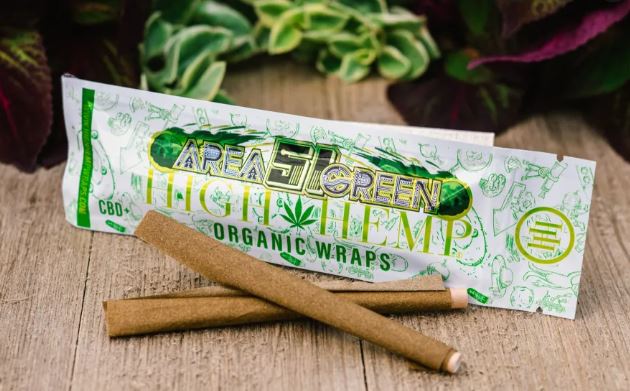 Photograph of product: High Hemp Green Apple Wraps