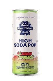 Photograph of product: Pabst (PBR) - Cherry Limeade High Soda Pop 25MG