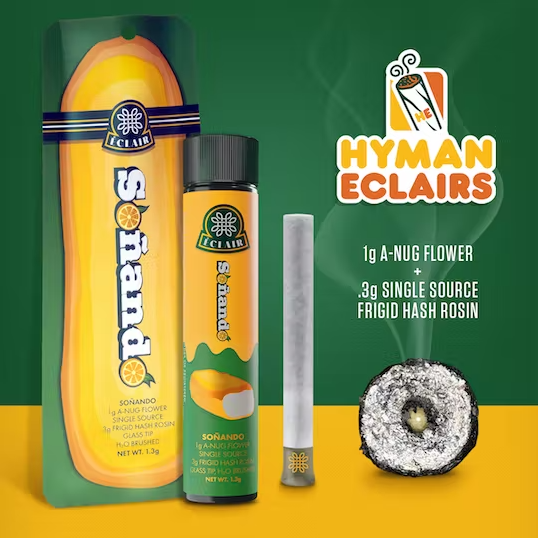 Photograph of product: Hyman Eclair - au chocolat Infused Pre-roll 1.5g - Sonando